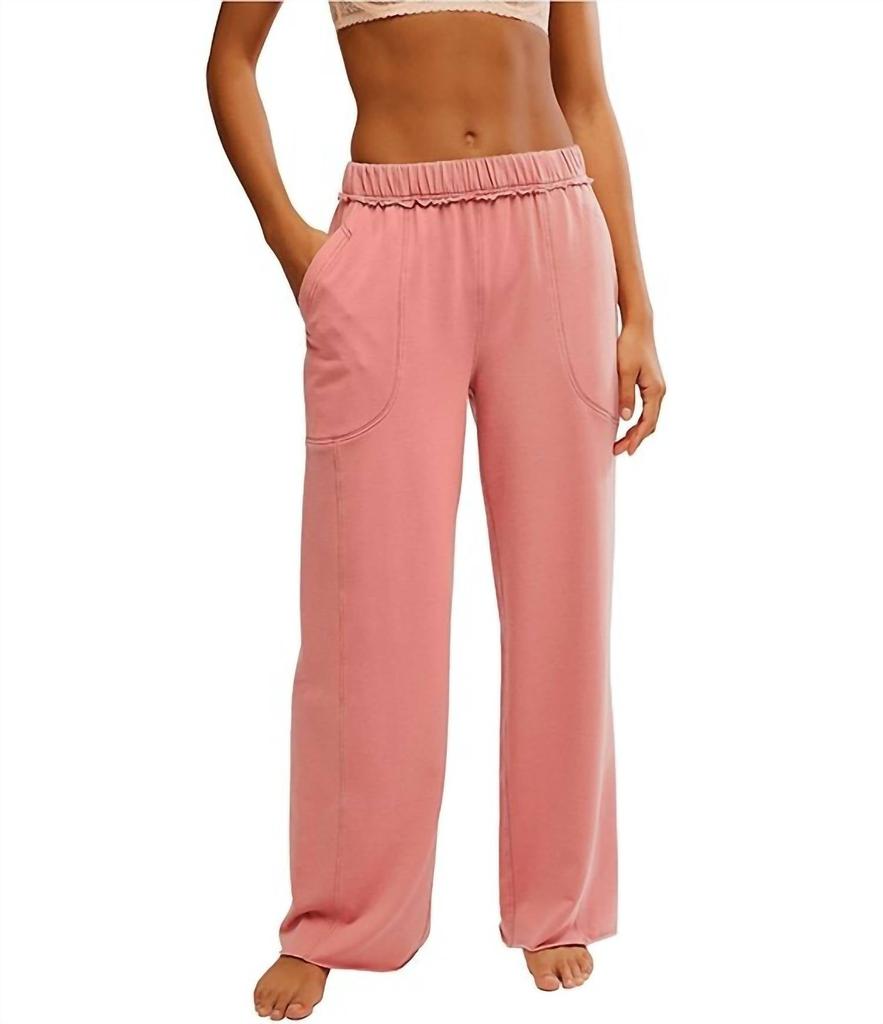 Free People Free People - Don't Wait Up Wide-leg Lounge Pant