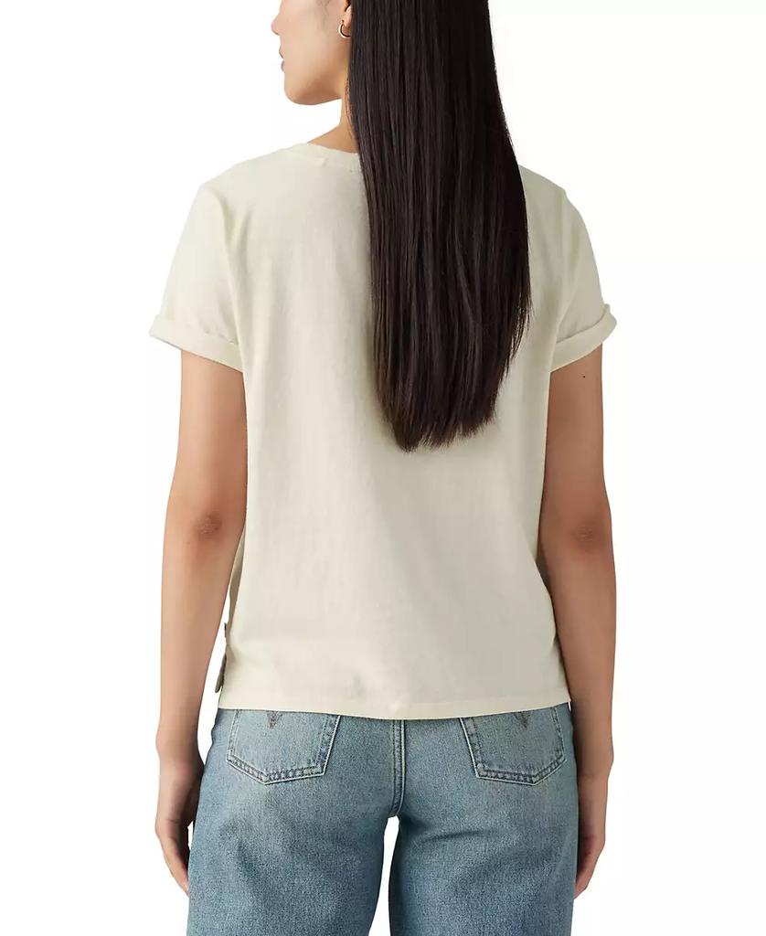 Levi's Women's Margot Cotton Embroidered-Trim T-Shirt