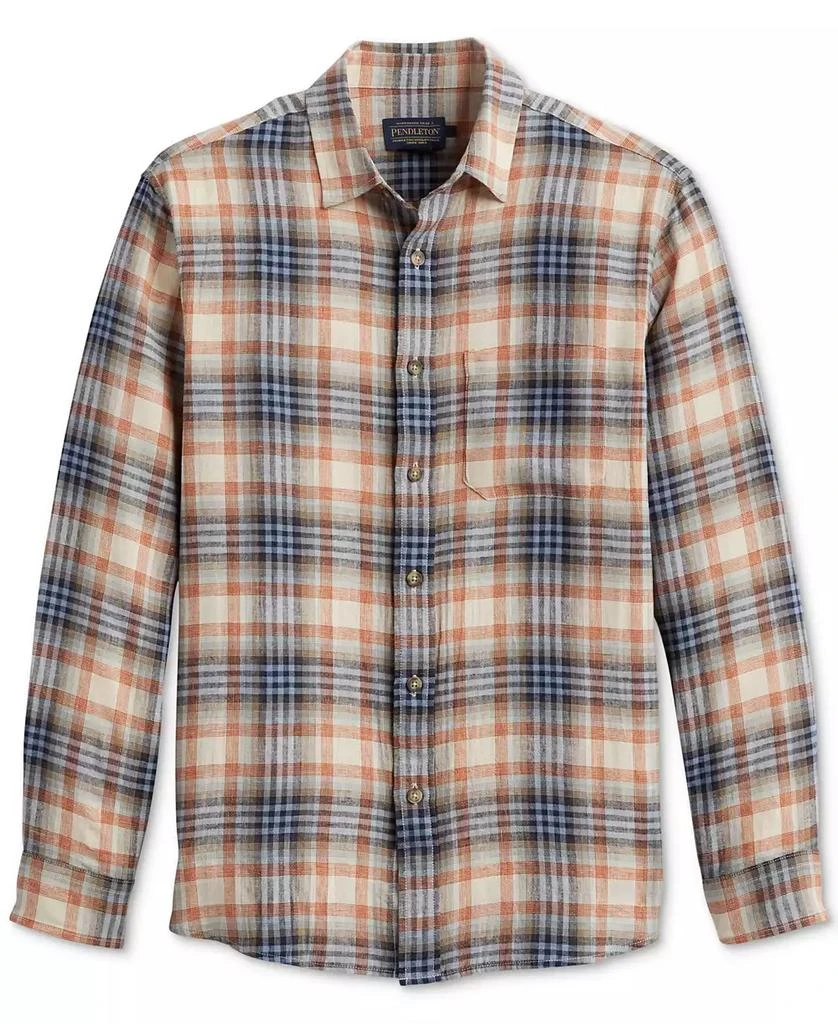 Pendleton Men's Dawson Plaid Long Sleeve Button-Front Shirt 1