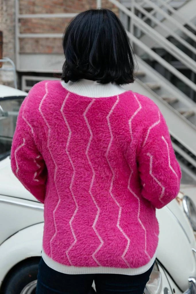 Cozy Casual Cozy Casual - Pop Culture Zig Zag Sweater 5