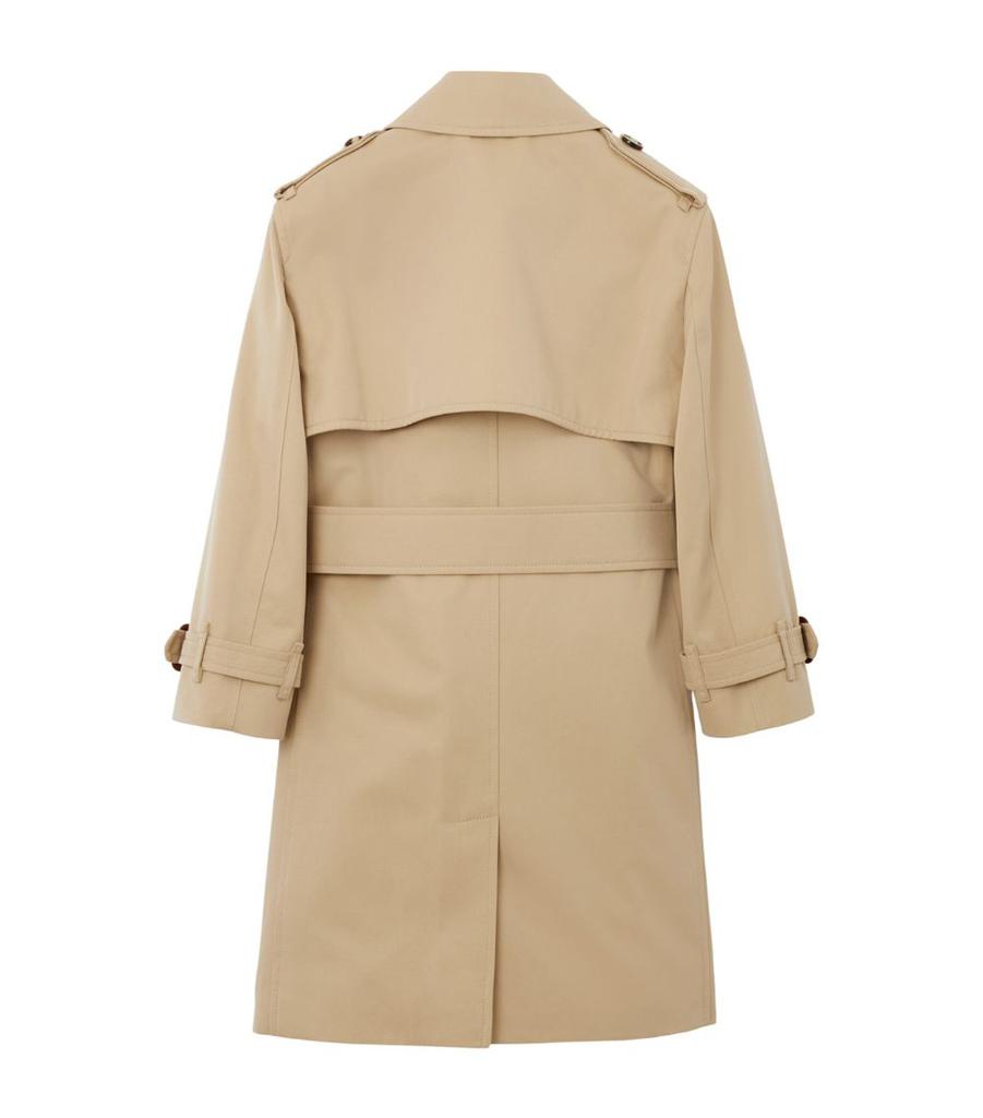 Burberry Kids Gabardine Trench Coat (3-14 Years)