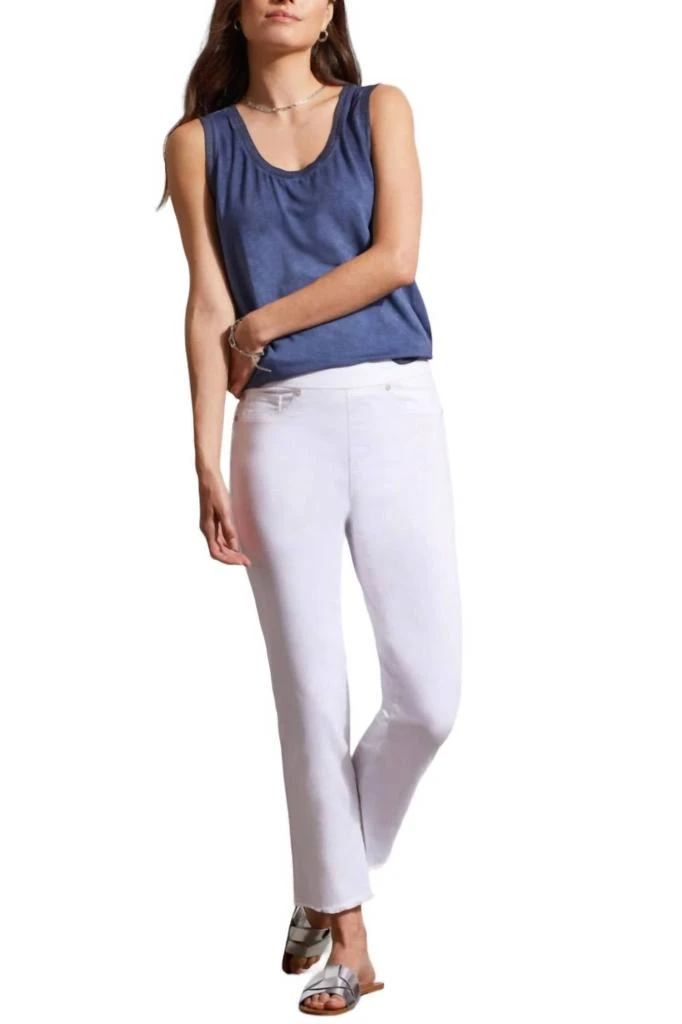 Tribal Tribal - Audrey Pull on Straight Crop Jeans 2