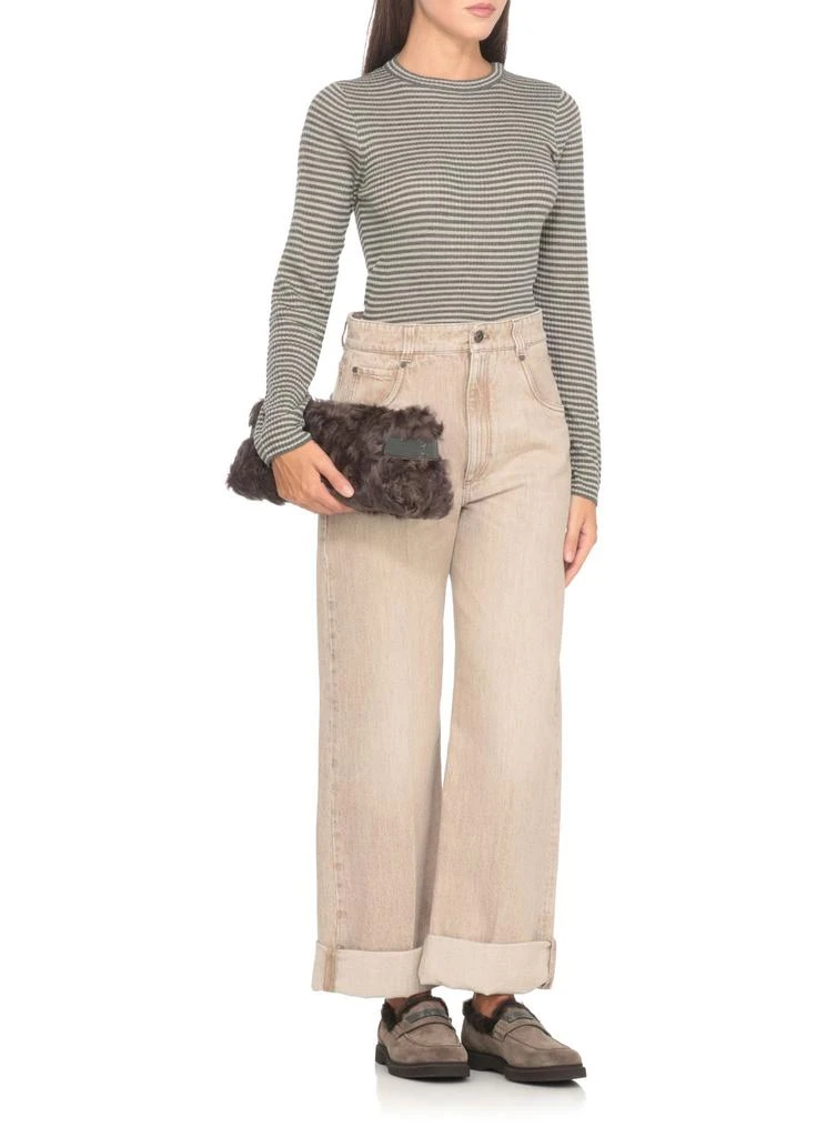 Brunello Cucinelli Brunello Cucinelli Monili Embellished Clutch Bag 4