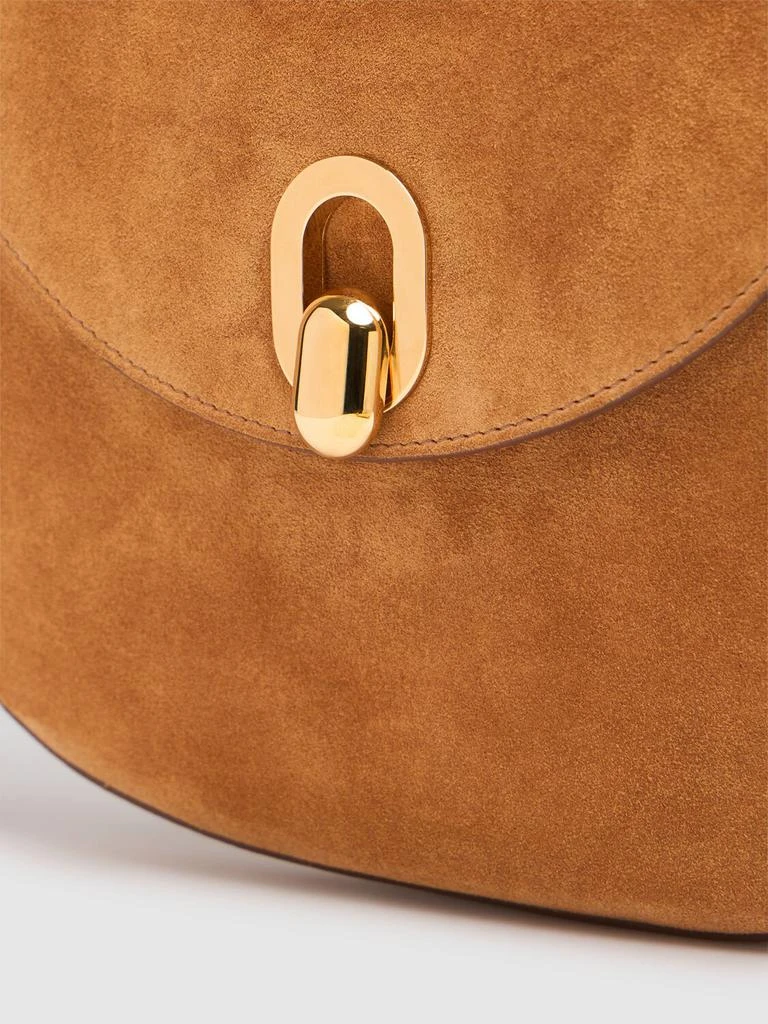 SAVETTE The Tondo Suede Leather Hobo Bag 3