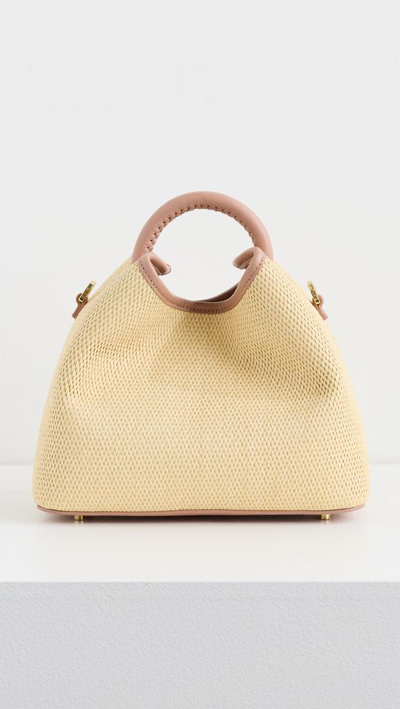 Elleme Baozi Raffia Leather Bag