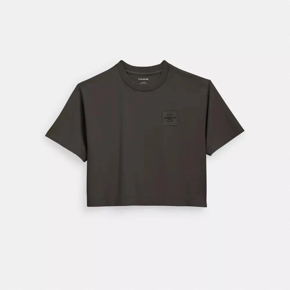 Coach Garment Dye Cropped T Shirt 1