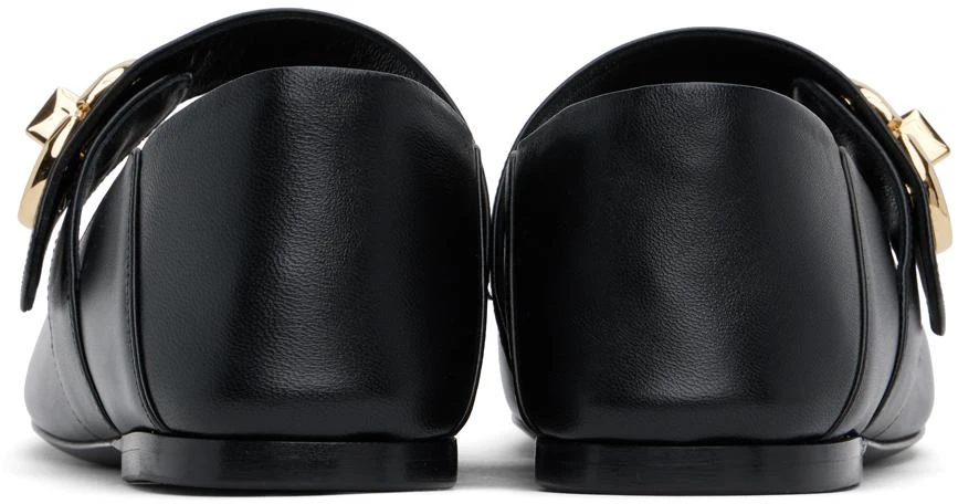 Valentino Black VLogo Locker Mary-Jane Ballerina Flats 2