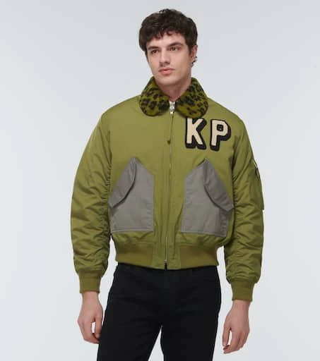 Kenzo Logo bomber jacket 3
