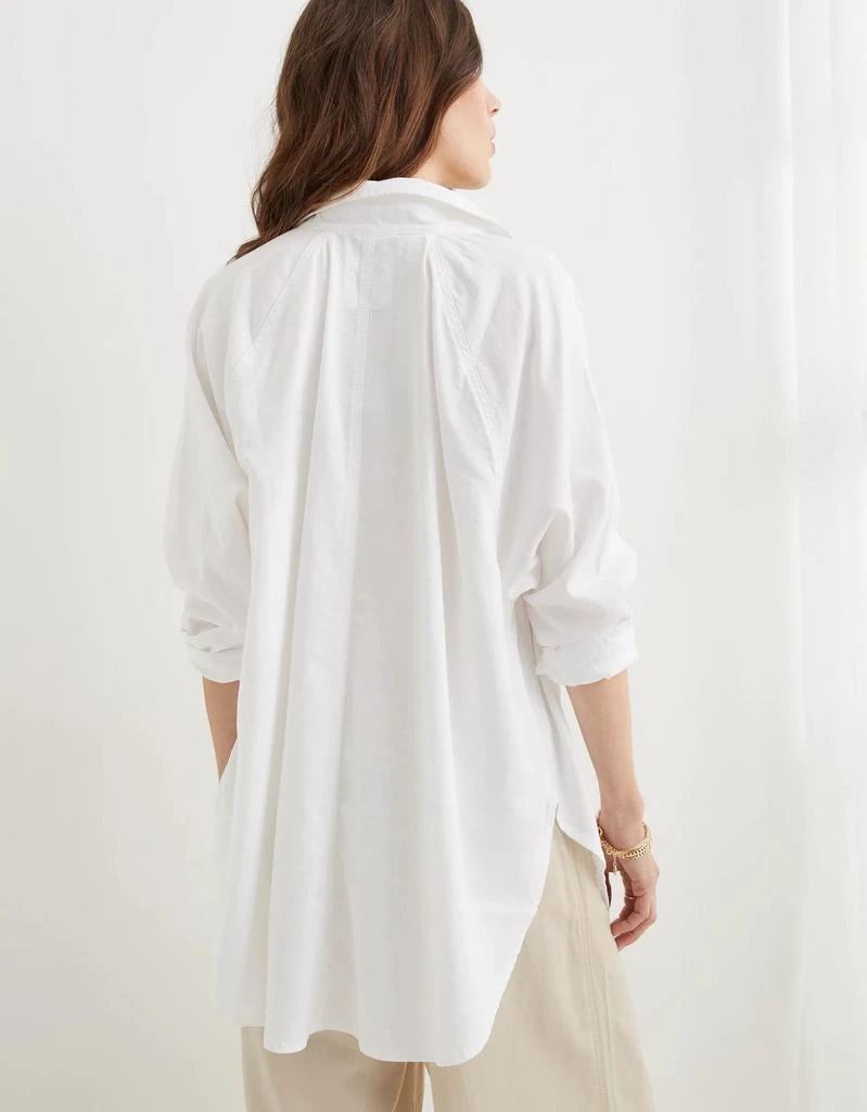 Aerie Aerie Linen Blend Cover Up Shirt 3