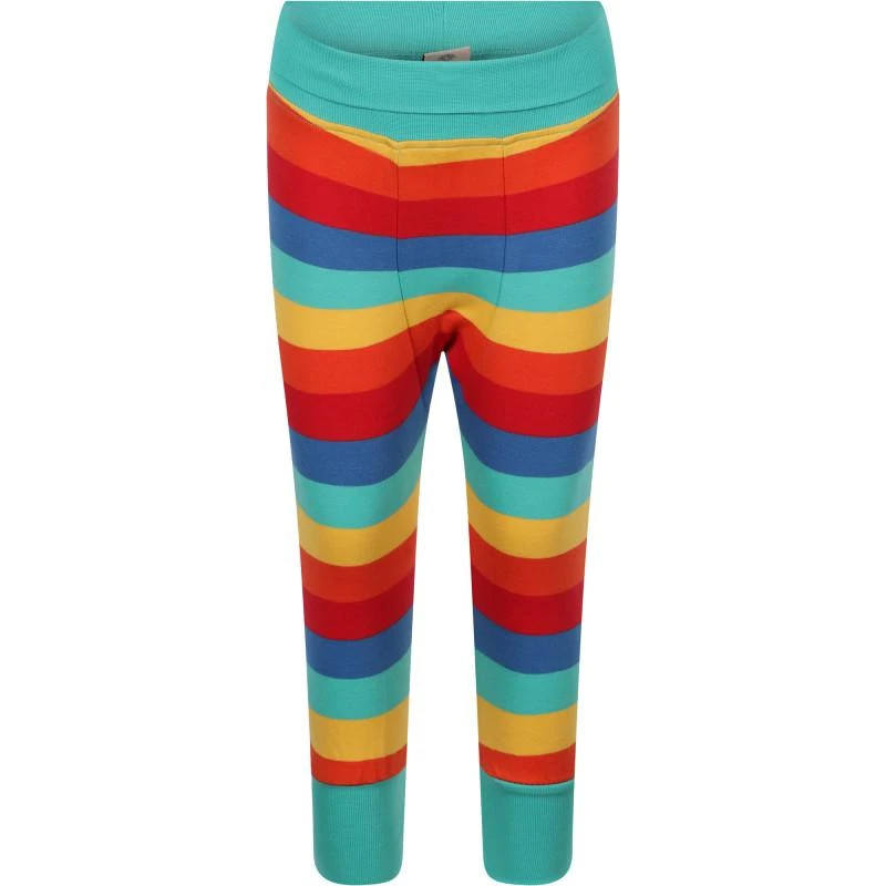 Frugi Rainbow stripes colorful baby pants 1