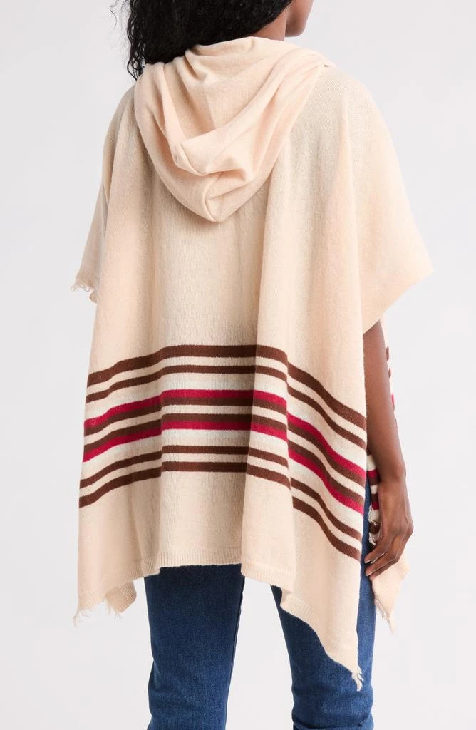 Melrose and Market Stripe Hooded Ruana 2