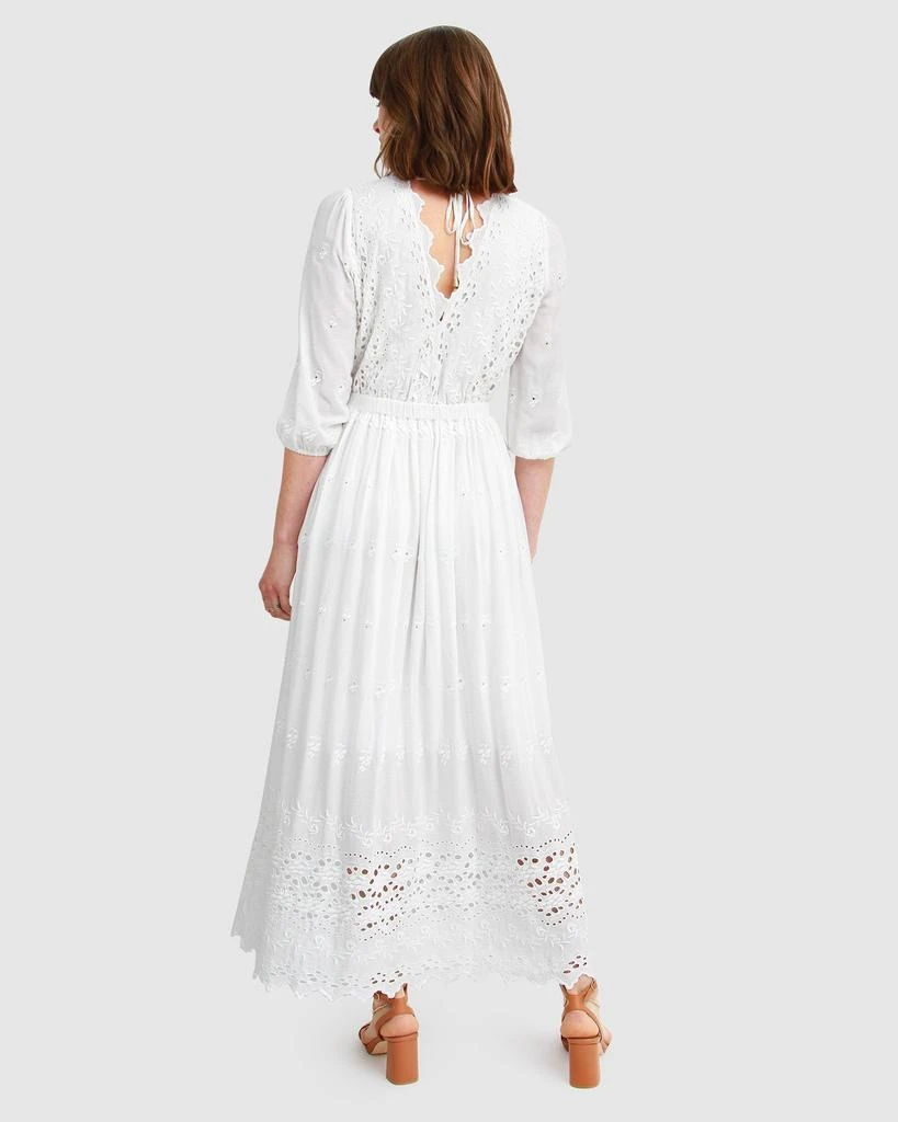 Belle & Bloom All Eyes On Me Midi Dress - White 5