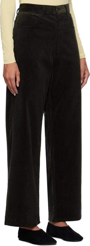 AURALEE Brown Finx Corduroy Trousers 2