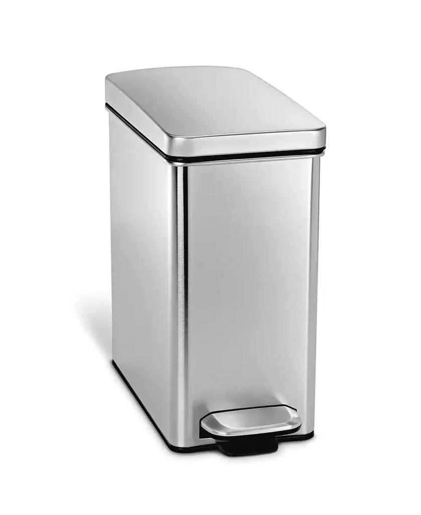 simplehuman Profile Step Trash Can, 10 Liters 1