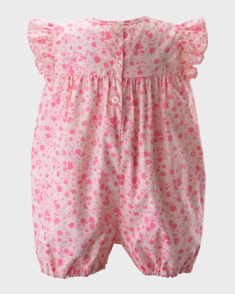 Rachel Riley Girl's Flowerette Babysuit, Size 3M-24M