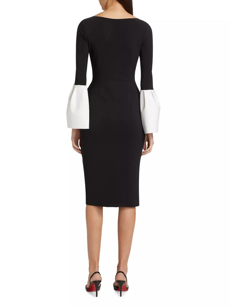 Chiara Boni Addax Bell-Sleeve Cocktail Dress 5