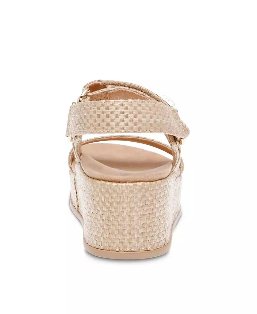 Anne Klein Women's Verse Double Strap Platform Wedge Sandals 3