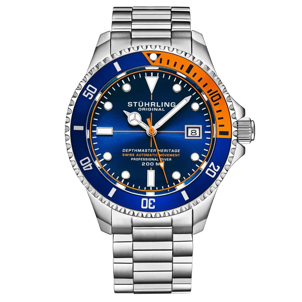 Stuhrling Original Swiss Automatic Depthmaster Heritage 883H 42mm Diver 5