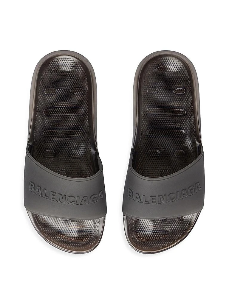 Balenciaga Pool Transparent Slide Sandals 6