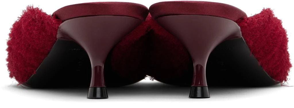Victoria Beckham Red Sloan Mules 2