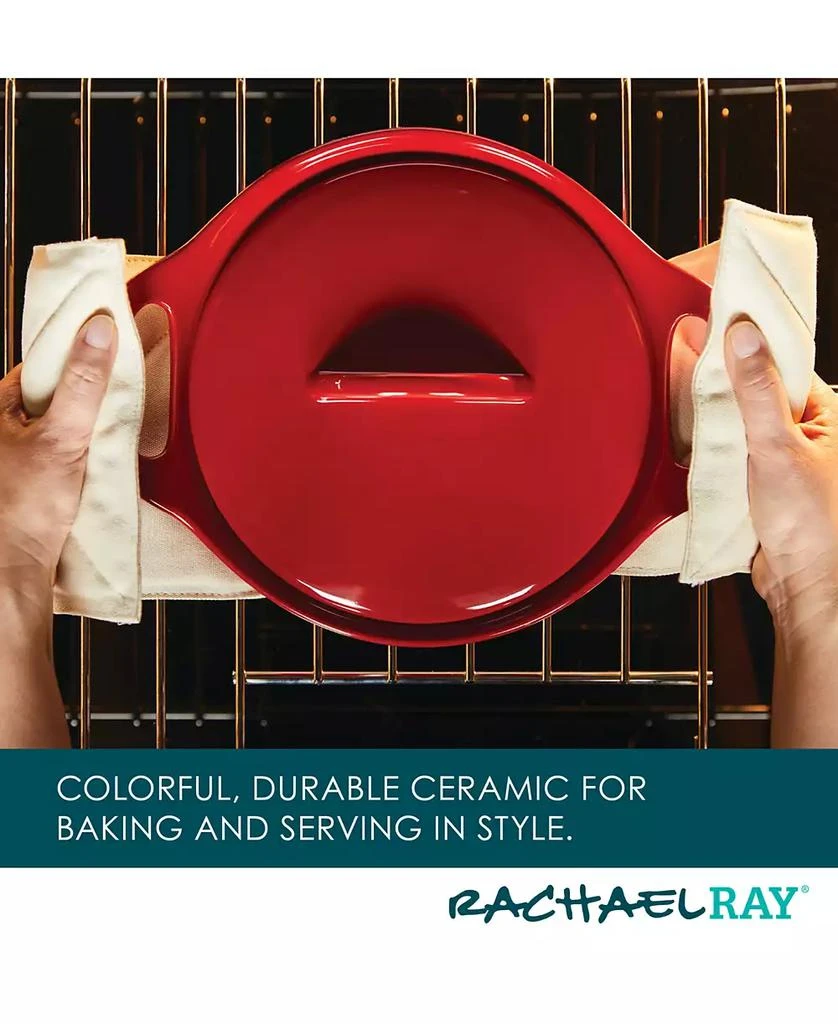 Rachael Ray 3-Pc. Ceramic Casserole Bakers Set 11