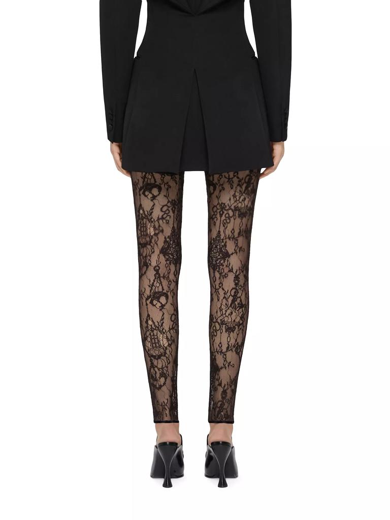 パンツ GIVENCHY LEGGINGS IN LACE CHANDELIER Givenchy Leggings in Chandelier Lace BLACK Small - Pants