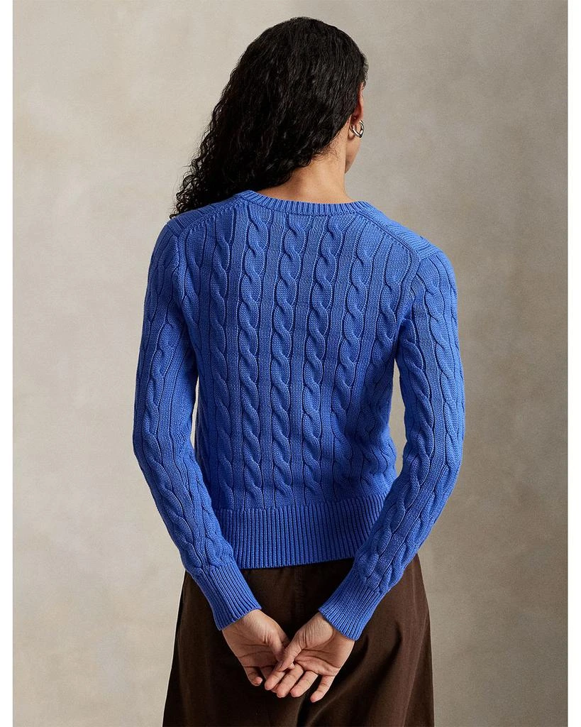 Ralph Lauren Crewneck Cable Knit Cardigan Sweater 3
