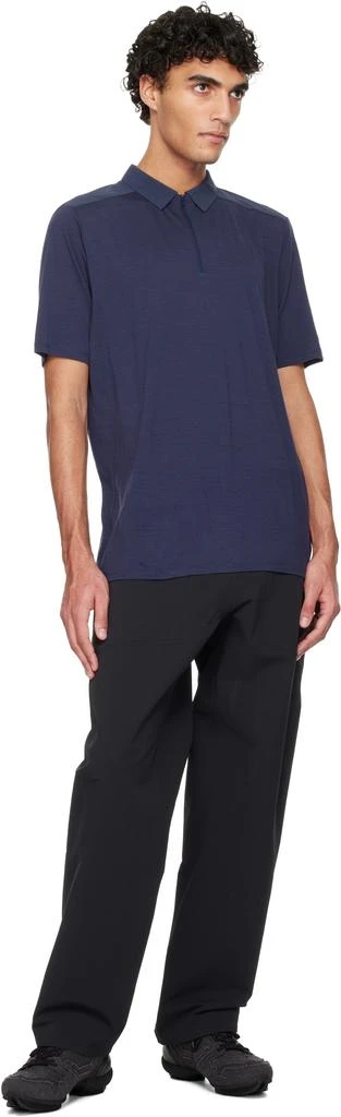 Veilance Navy Frame SS Polo 4