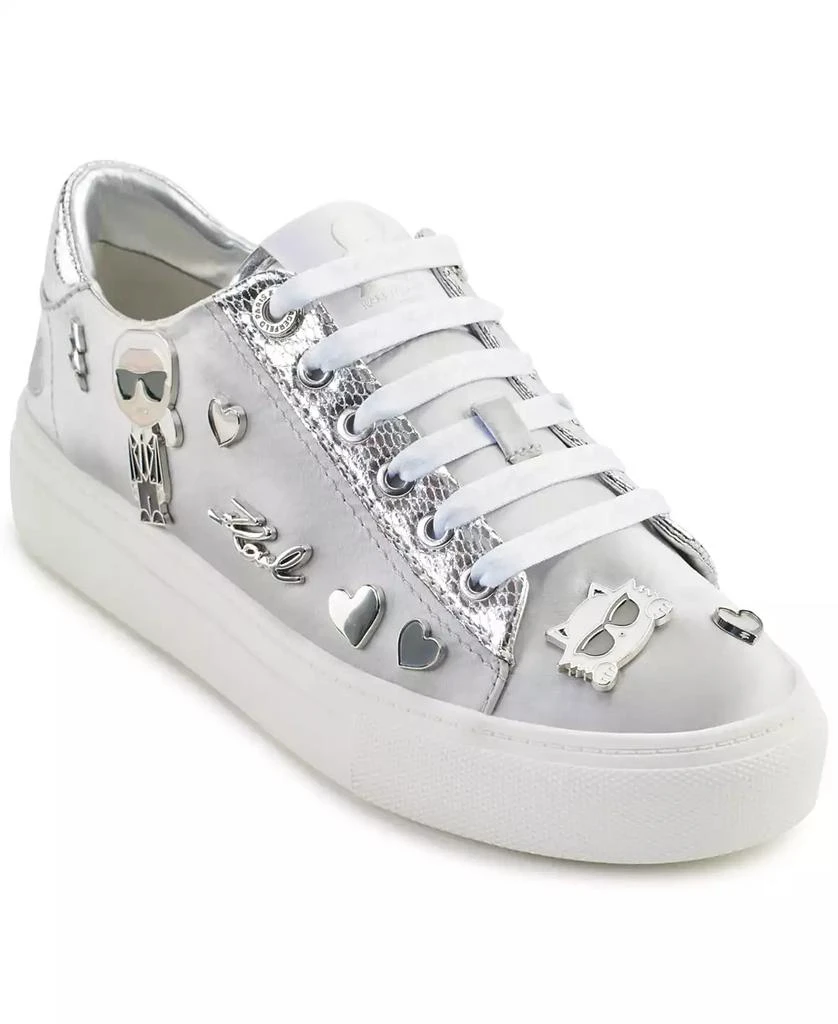 Karl Lagerfeld Paris Cate Pins Lace-Up Platform Sneakers 1