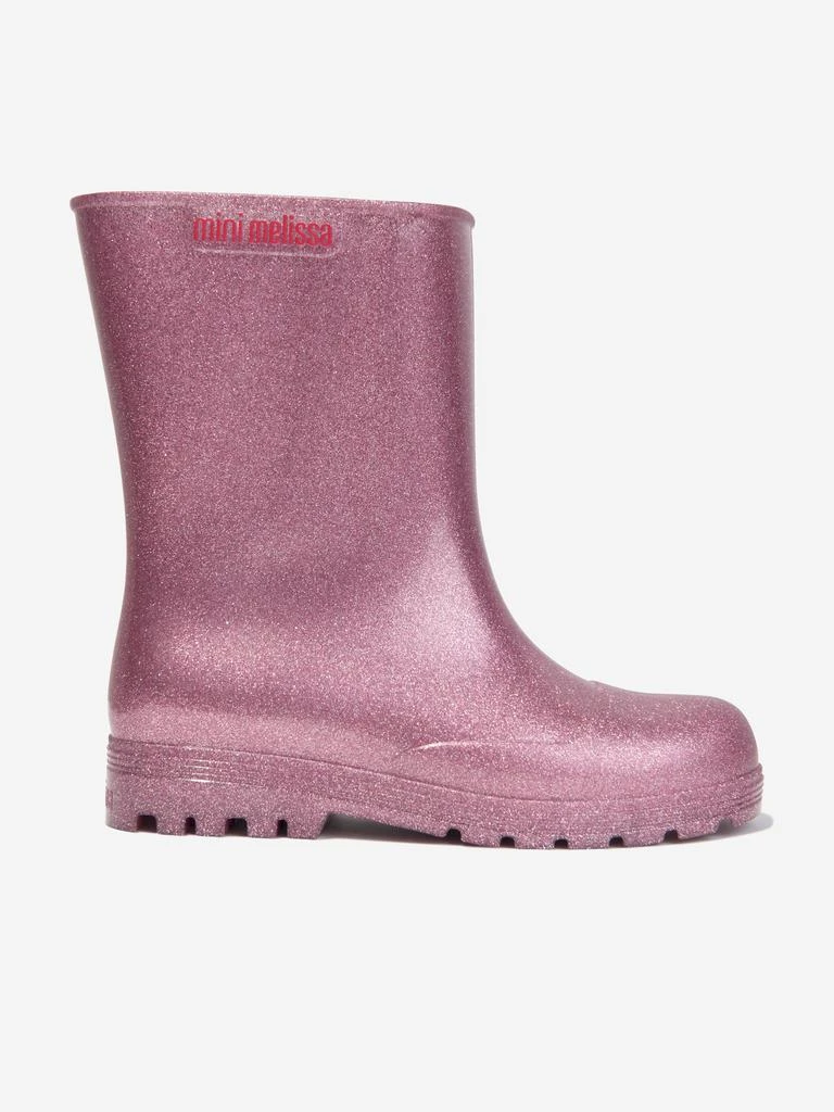 Mini Melissa Mini Melissa Girls Welly Boots in Pink 1