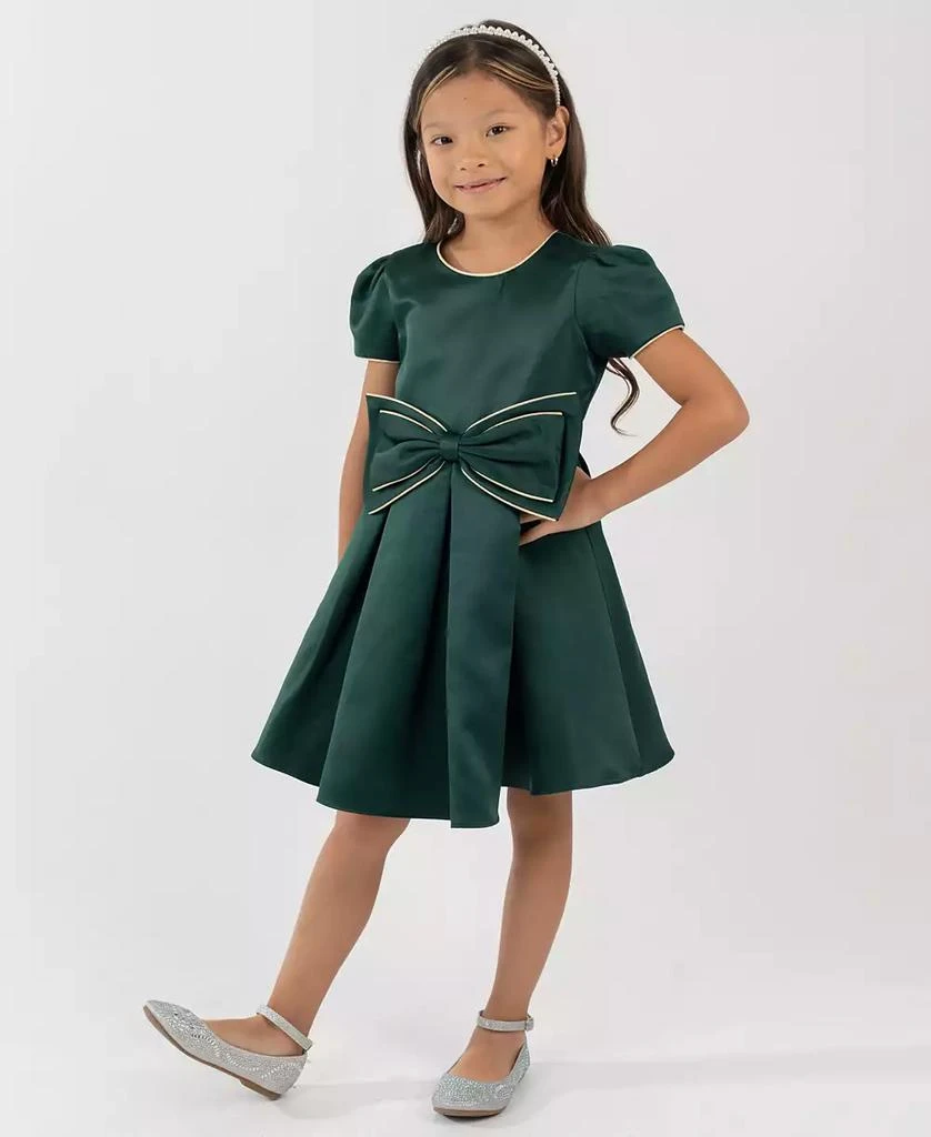 Girls' 2T-6X Bow Detail Dress  On Sale Now with Up to 65% Off | Discover  Exclusive Deals & Savings at BeyondStyle  Authentic Rare Editions dress |kids|dresses with Limited-Time Discounts, Free Shipping,