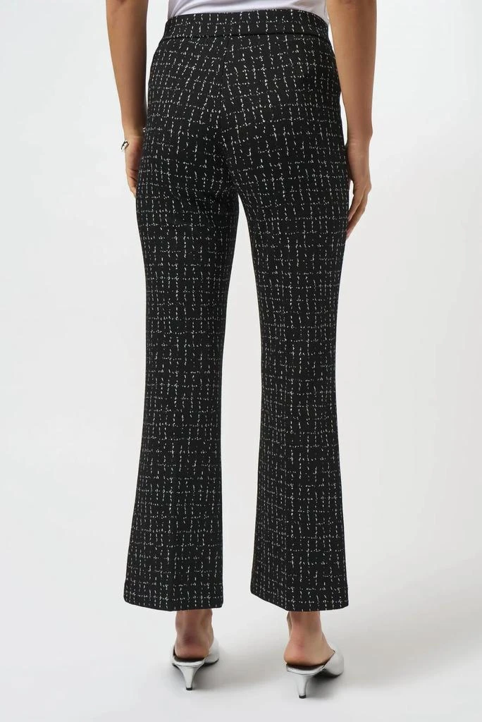 JOSEPH RIBKOFF Joseph Ribkoff - Checkered Print Pull On Flared Pants 3
