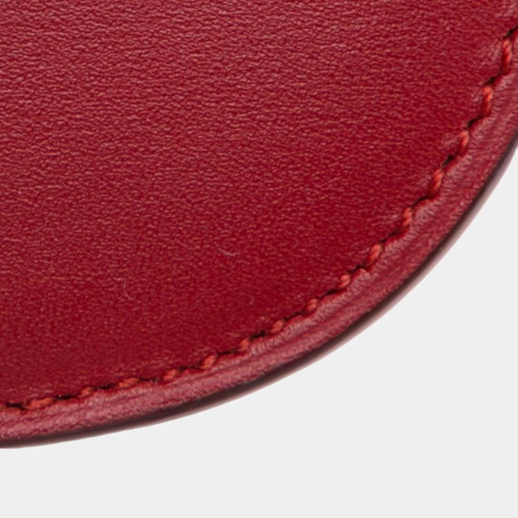 Celine Celine Red Medium Calfskin Classic Box Bag 24