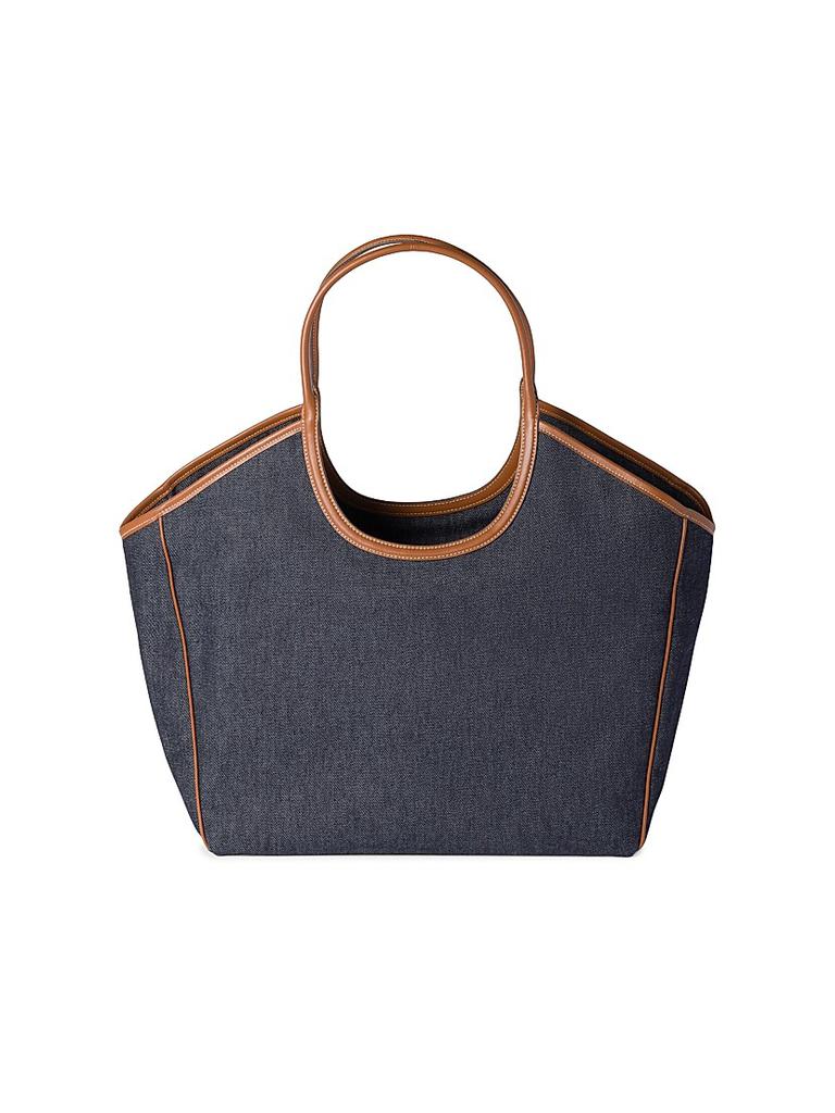 Miu Miu Ivy Denim Tote Bag - Tote Bags - Free Shipping - BeyondStyle