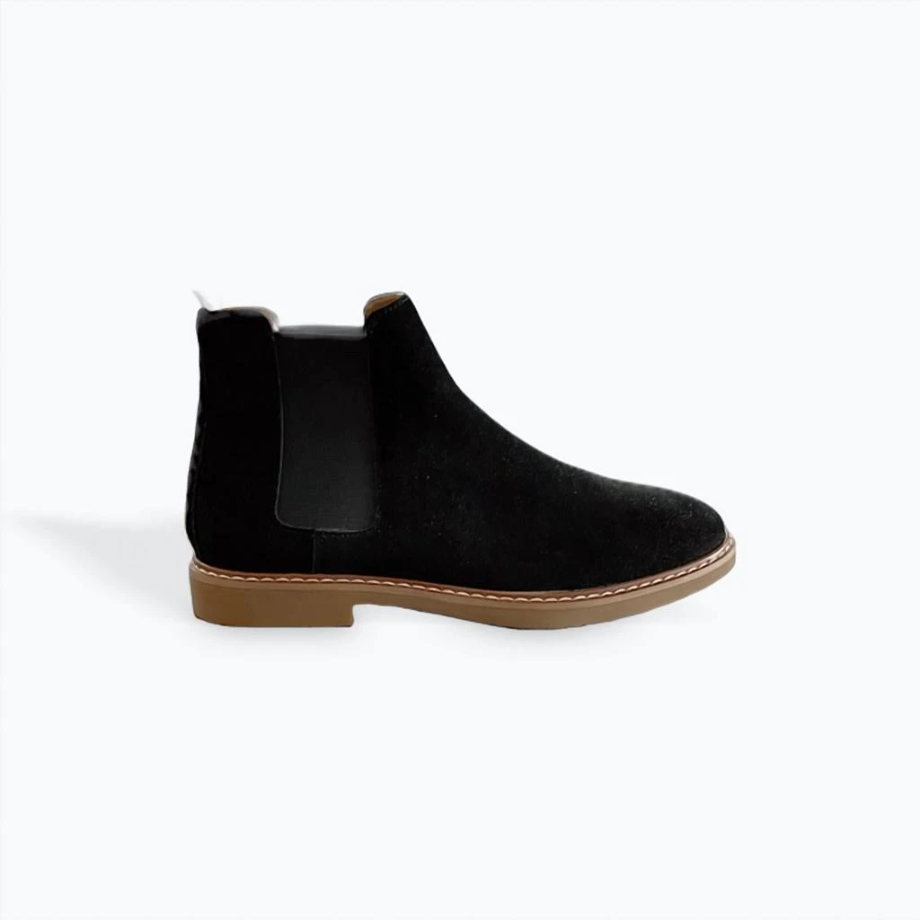 NEW STEVE MADDEN men\'s highline suede boot in black Men main image 4