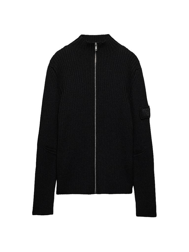 【送料&関税込】Prada Melange Sand Cashmere Sweater Prada Melange Sand Cashmere Sweater | italist | REVERSIBLE