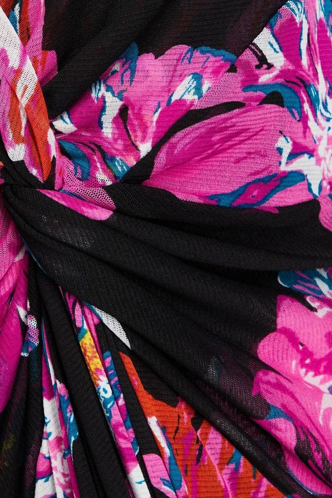 Diane von Furstenberg Kassia floral-print stretch-mesh maxi dress 4