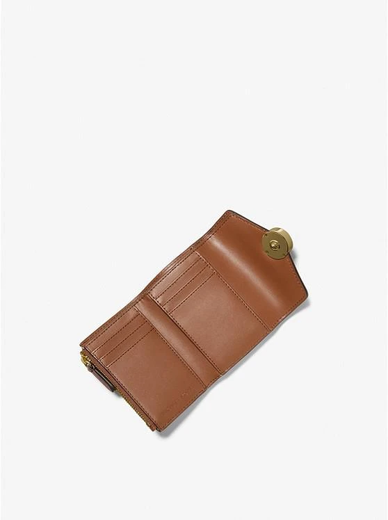 Michael Kors Carmen Medium Logo and Faux Leather Wallet 2