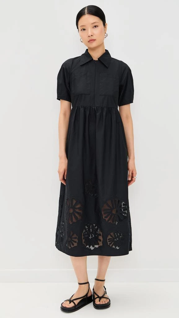 ALIGNE Gabriella Broderie Midi Dress 6