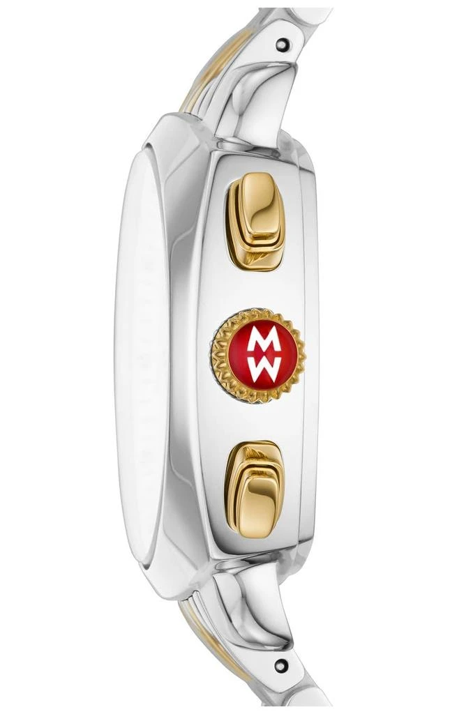 Michele Women's Ascalon Diamond Two-Tone Bracelet Watch, 34mm x 41mm - 0.05 ctw 5