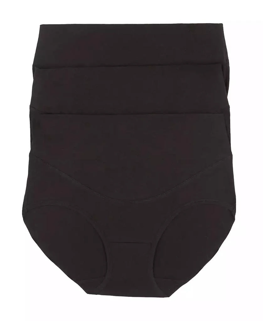 Felina Women's 3-Pack Pima Cotton Control Brief Panty 1
