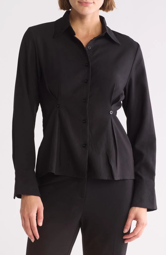 PATRIZIA LUCA Cinched Waist Blouse 1