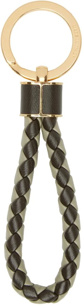 Bottega Veneta Khaki
Green Intreccio Keychain 2