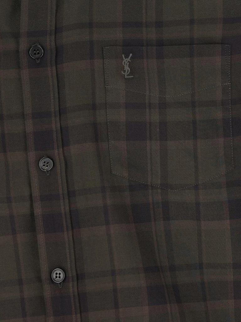 Yves Saint Laurent Saint Laurent Cassandre Checked Shirt 4