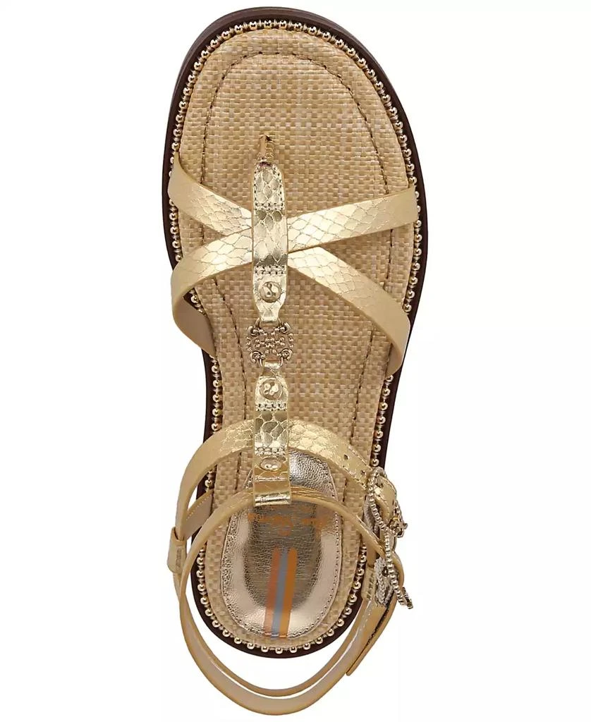Sam Edelman Tayla Embellished Strappy Gladiator Flat Sandals 4