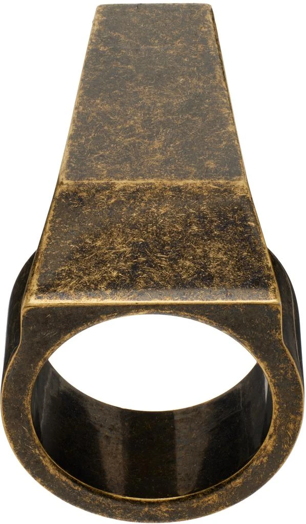 Rick Owens Gold Trunk Ring 1