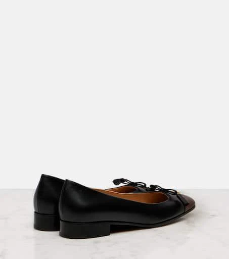 Valentino Valet Du Roi leather ballet flats 2