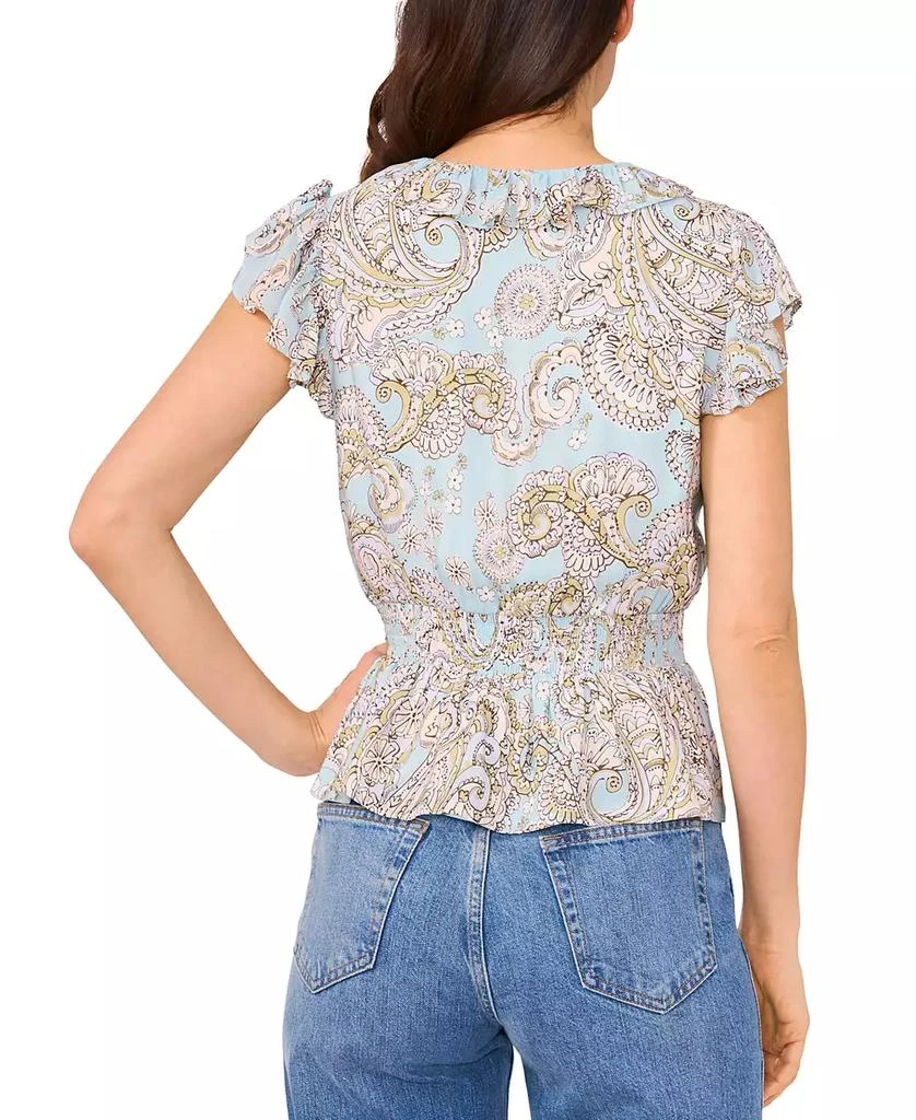 Parker Women's The Margot Paisley-Print Ruffled Top 2