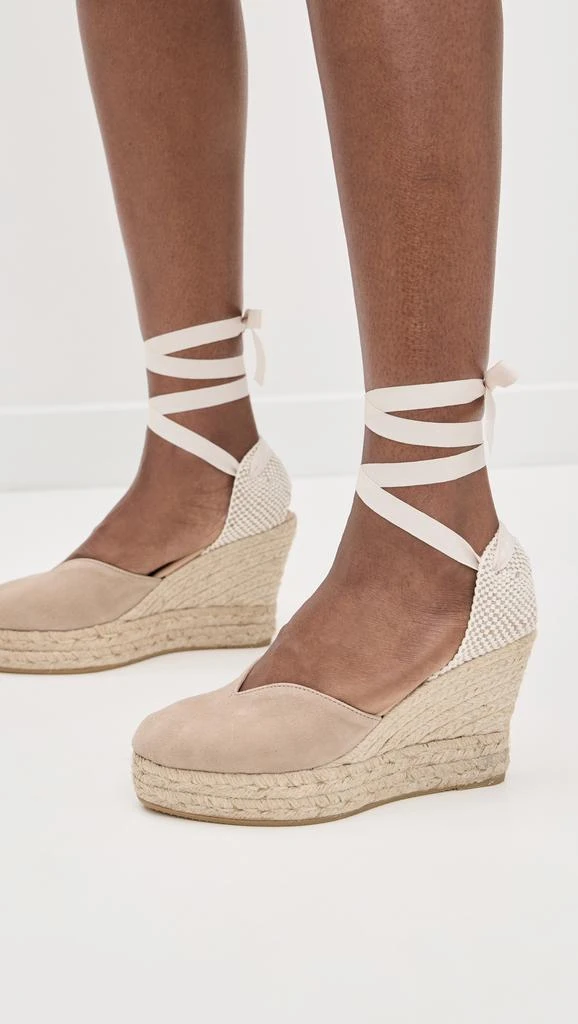 Manebi Heart Shaped Wedge Espadrilles 2