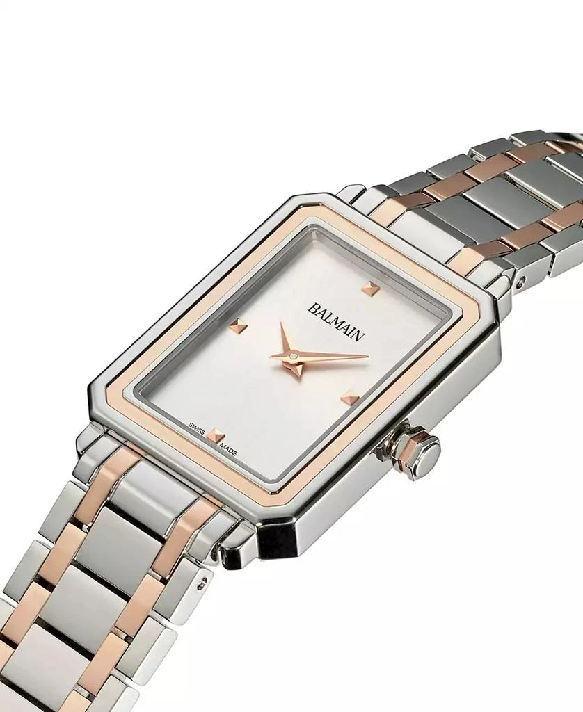 Balmain Women's Swiss Eirini Two-Tone Stainless Steel Bracelet Watch 25x33mm 2